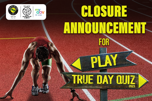 Image of Closure Announcement for Play True Day Quiz 2023