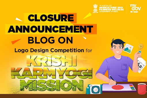 Image of Closure Announcement Blog of Logo Design Competition for Krishi Karamyogi Abhiyan
