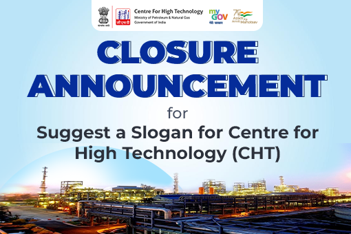 Image of Closure announcement for Suggest a Slogan for Centre for High Technology (CHT)
