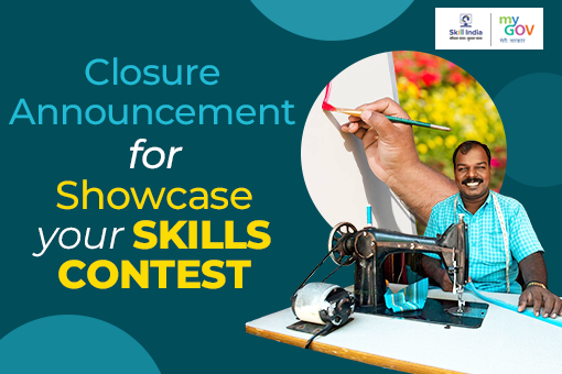 Image of Closure Announcement for the Skilling Competition on Vishwakarma Day