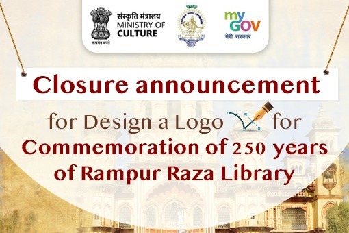 Image of Closure Announcement for the Design a Logo for Commemoration of 250 Years of Rampur Raza Library