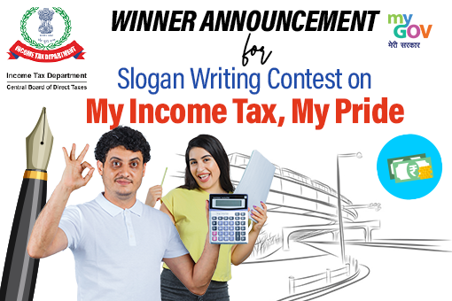 Image of Winner Announcement for Slogan Writing Contest on My Income Tax, My Pride