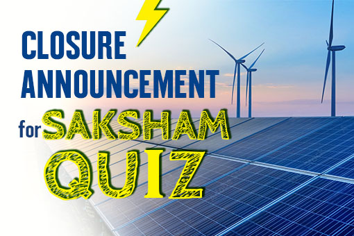 Image of Closure Announcement for the Saksham Quiz