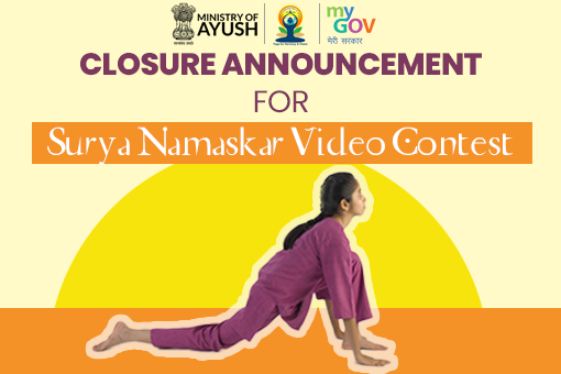Image of Closure Announcement For Surya Namaskar Video Contest