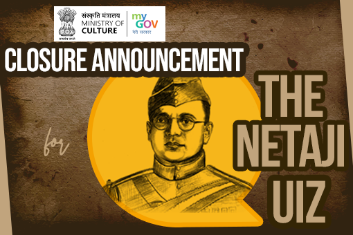 Image of Closure Announcement for the Netaji Quiz