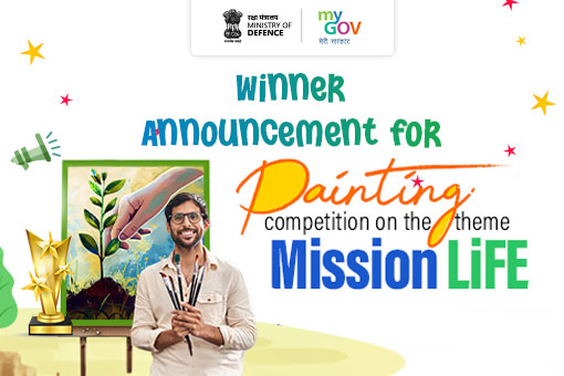 Image of Winner Announcement for Painting Competition on the theme Mission LiFE