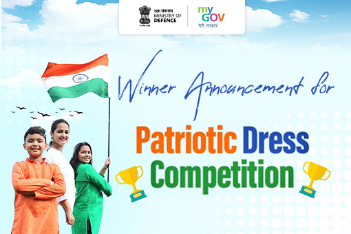 Image of Winner Announcement for Patriotic Dress Competition