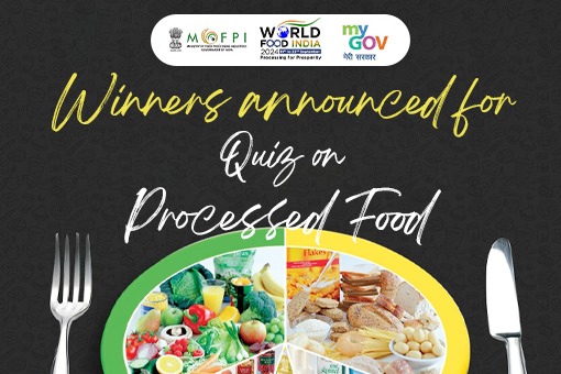 Image of Winner announcement for Quiz on Processed Food