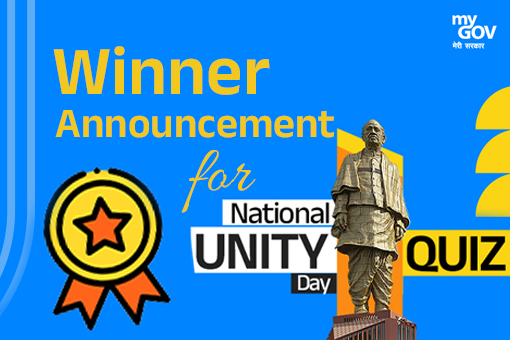 Image of Winner Announcement for National Unity Day Quiz
