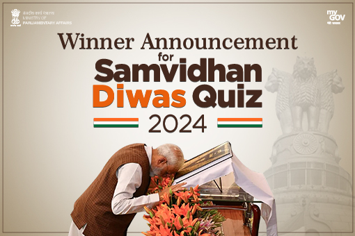Image of Winner Announcement for Samvidhan Diwas Quiz 2024