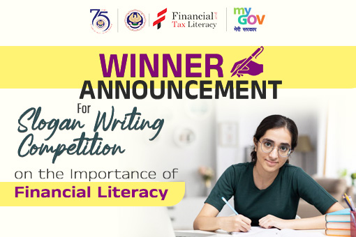 Image of Winner Announcement for Slogan Writing Competition on Importance of Financial Literacy