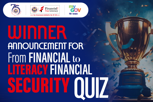 Image of Winner Announcement for – From Financial Literacy to Financial Security Quiz