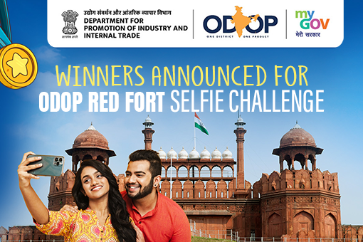 Image of Winner Announcement of the ODOP at Red Fort Selfie Challenge