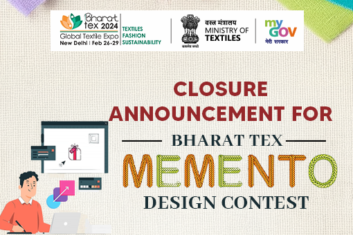 Image of Closure Announcement for Bharat Tex Memento Design Contest