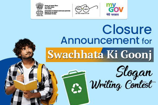 Image of Closure Announcement for Swachhata Ki Goonj – Slogan Writing Contest