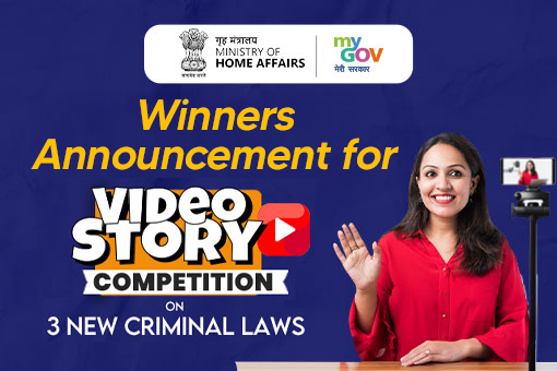 Image of Winner Announcement for Video Story Competition on 3 New Criminal Laws