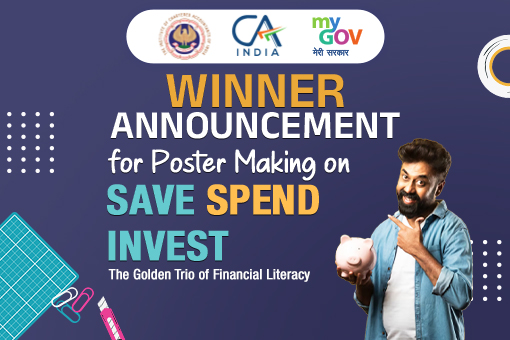 Image of Winner Announcement for Poster Making on Save Spend Invest – The Golden Trio of Financial Literacy
