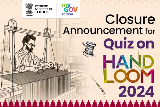Image of Closure Announcement for Quiz on Handloom 2024