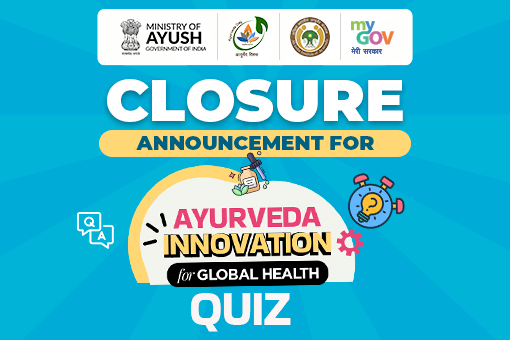 Image of Closure Announcement for Ayurveda Innovation for Global Health Quiz