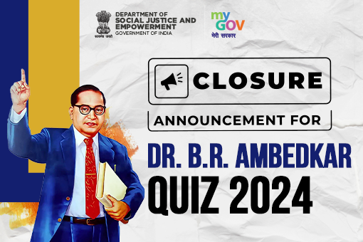 Image of Closure Announcement for Dr. B.R. Ambedkar Quiz 2024