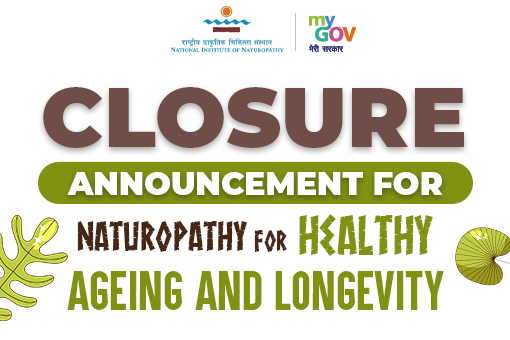 Image of Closure Announcement for Naturopathy for Healthy Ageing and Longevity