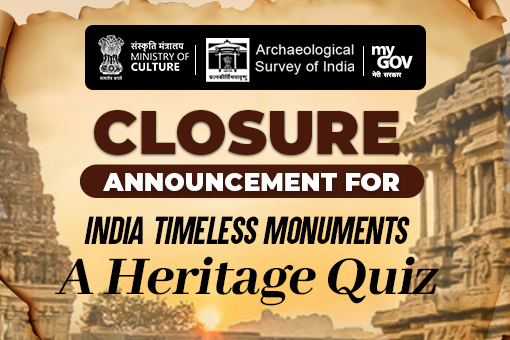Image of Closure Announcement for India Timeless Monuments A Heritage Quiz
