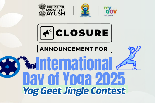 Image of Closure Announcement for International Day of Yoga 2025 - Yog Geet Jingle Contest