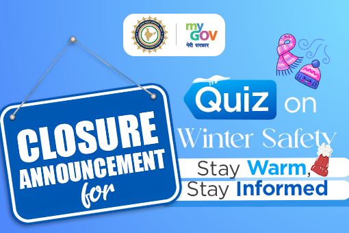 Image of Closure Announcement for Quiz on Winter Safety Stay Warm Stay Informed