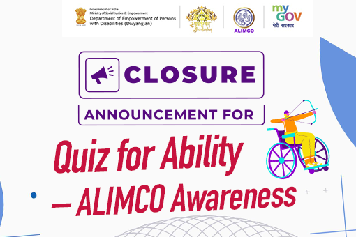 Image of Closure Announcement for Quiz for Ability – ALIMCO Awareness