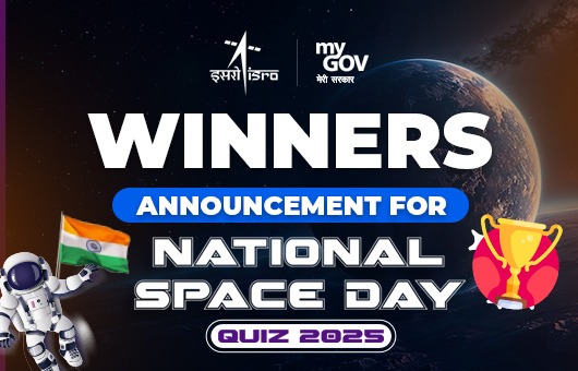 Image of Winner Announcement for National Space Day Quiz 2025