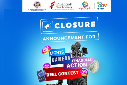 Image of Closure Announcement for Lights, Camera, Financial Action - Reel Contest