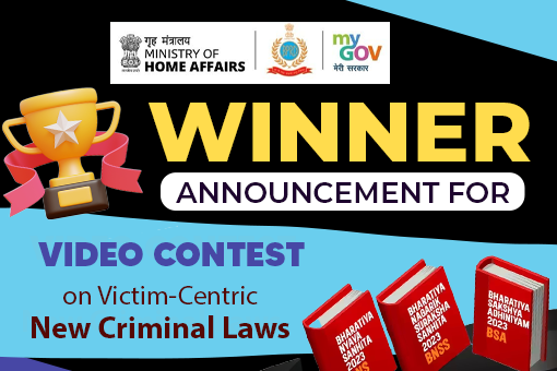 Image of Winner Announcement for Video Contest on Victim-Centric New Criminal Laws