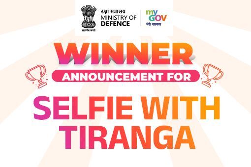 Image of Winner Announcement for Selfie with Tiranga