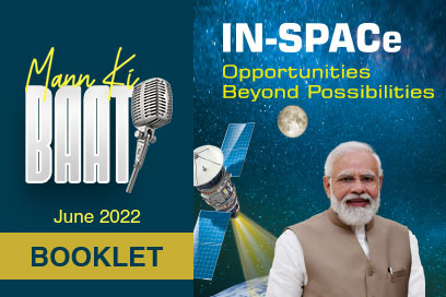 Image of Mann Ki Baat IN-SPACe opportunities beyond possibilities