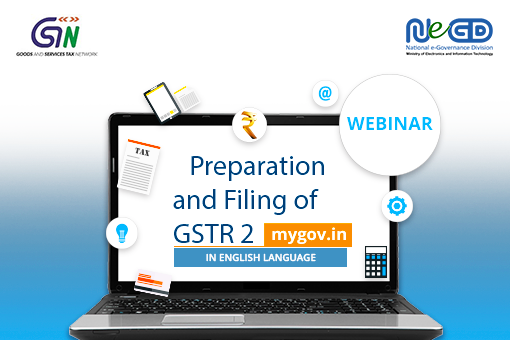 Image of Preparation and Filing of GSTR 2 (in English Language)