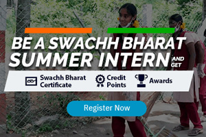 Image of Be a #SwachhBharat Summer Intern and do your bit for the nation