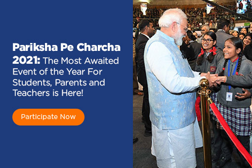Image of PM Narendra Modi invites you for Pariksha Pe Charcha 2021
