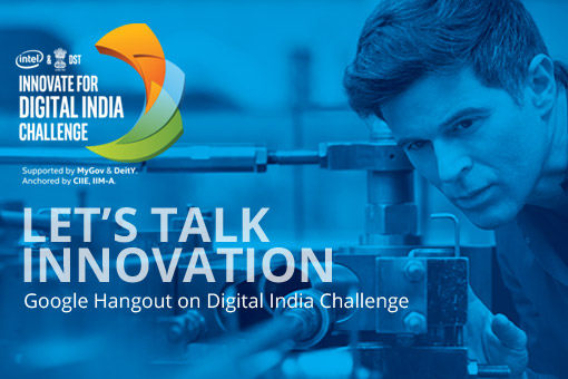 Google Hangout on Digital India Challenge