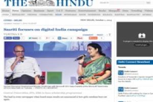 Smt. Smriti Irani focuses on digital India campaign 