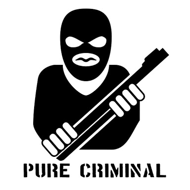Crime Inc. Chrome Sticker - 415 Clothing, Inc.