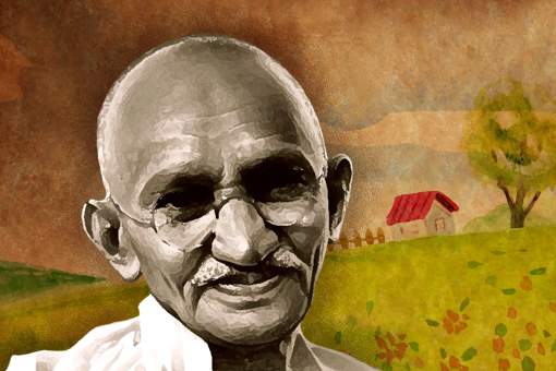 Design an Advertisement for Gandhi Jayanti