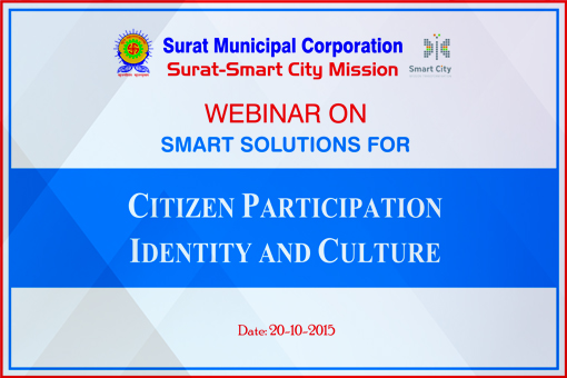 Surat Smart City Webinar/Seminar Talk Show on Smart Solutions for Citizen Participation in Various Cultural & Sports activity