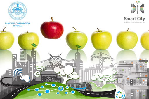 Which is the best strategy and location for-area-based development in Bhopal?