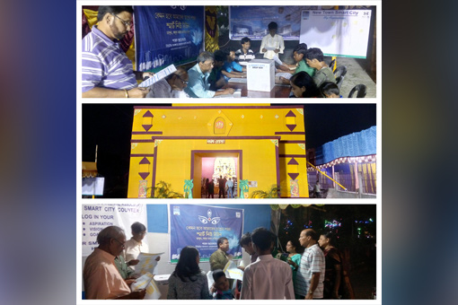 Citizen engagement : Smart puja initiatives in new town Kolkata