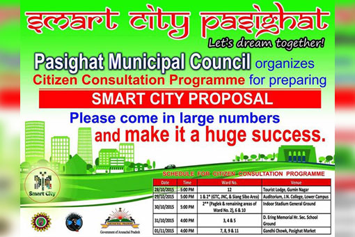 First round of Citizen Consultation Campaign for Pasighat Smart City