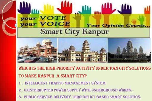Which is the high priority activity under Pan City Solutions to make Kanpur Smart City?