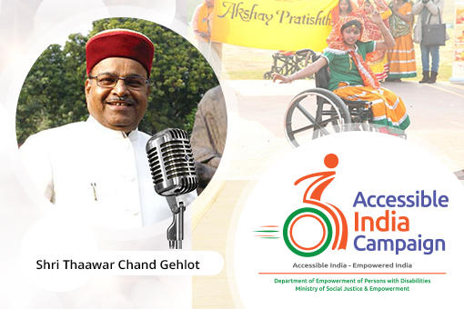 Talkathon on Accessible India with Hon. Minister Shri Thaawar Chand Gehlot