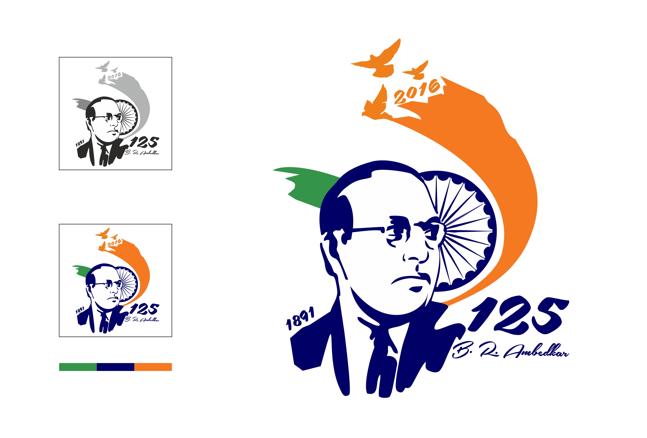 happy republic day-indian flag-logo-Dr babasaheb ambedkar-ashok chakra  buddhism | Dr. B. R. Ambedkar's Caravan