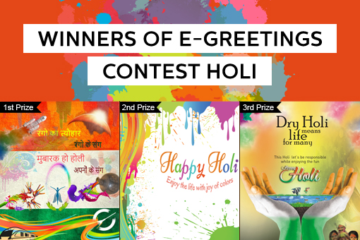 Announcing the Winning Entries for E-Greetings for Holi 2016