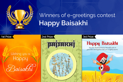 Announcing the winning entries for e-Greetings for Baisakhi 2016